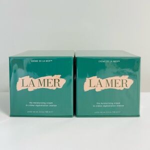 Glamfox BOGO Sale-Cream de La Mer The Moisturizing Cream Duo 2x3.4oz/100ml NIB.